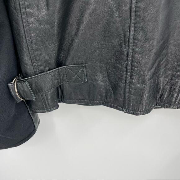 Bolongaro Trevor Leather Jacket Moto Size Small Black - Picture 12 of 15